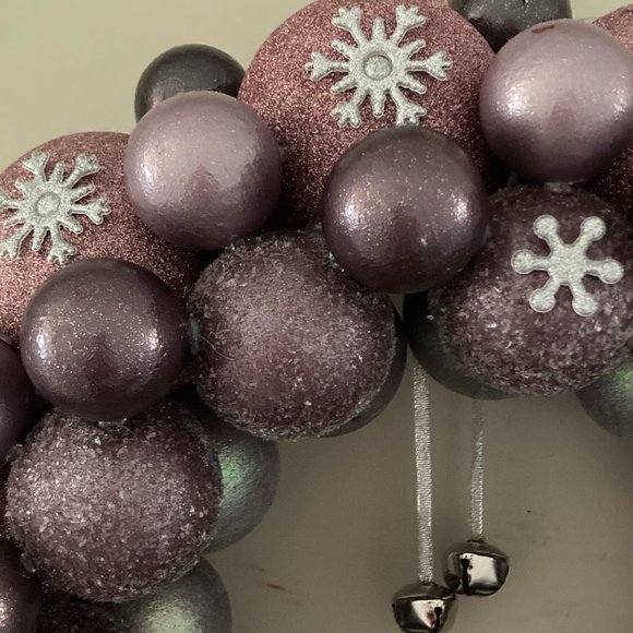 NEW! Hand Crafted Bling Snowflake Wreath 22'' - Picture 8 of 14